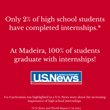 Madeira's Co-Curriculum Program Featured in U.S. News & World Report