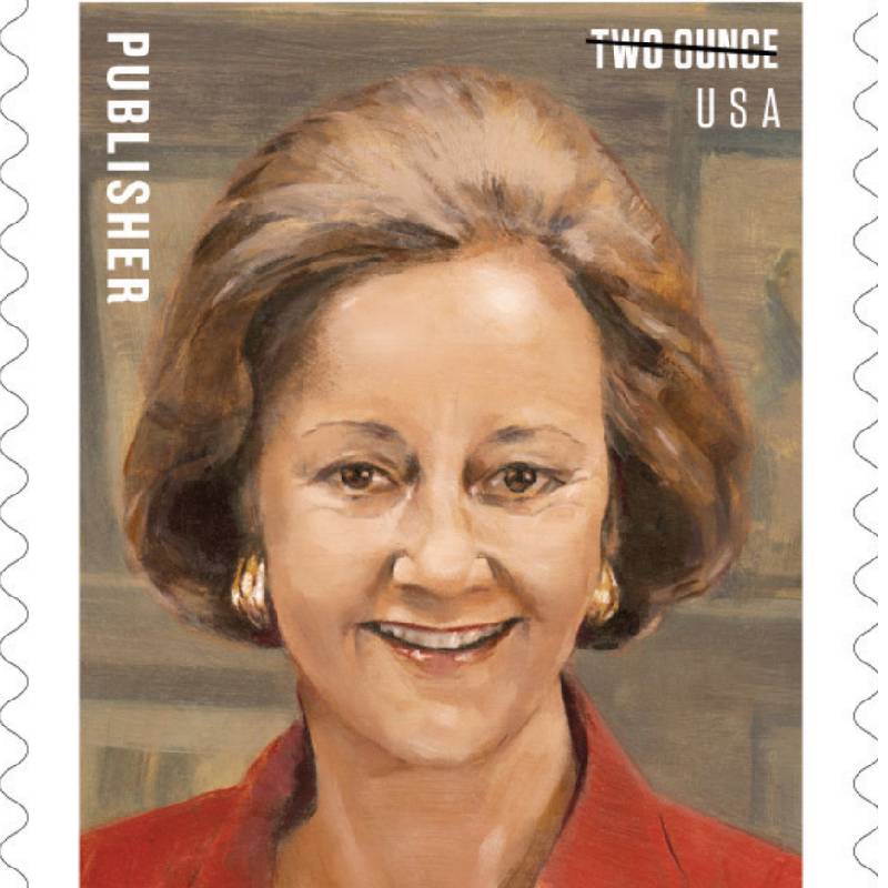 USPS Honors Former Washington Post Publisher Katharine Graham With a New Stamp