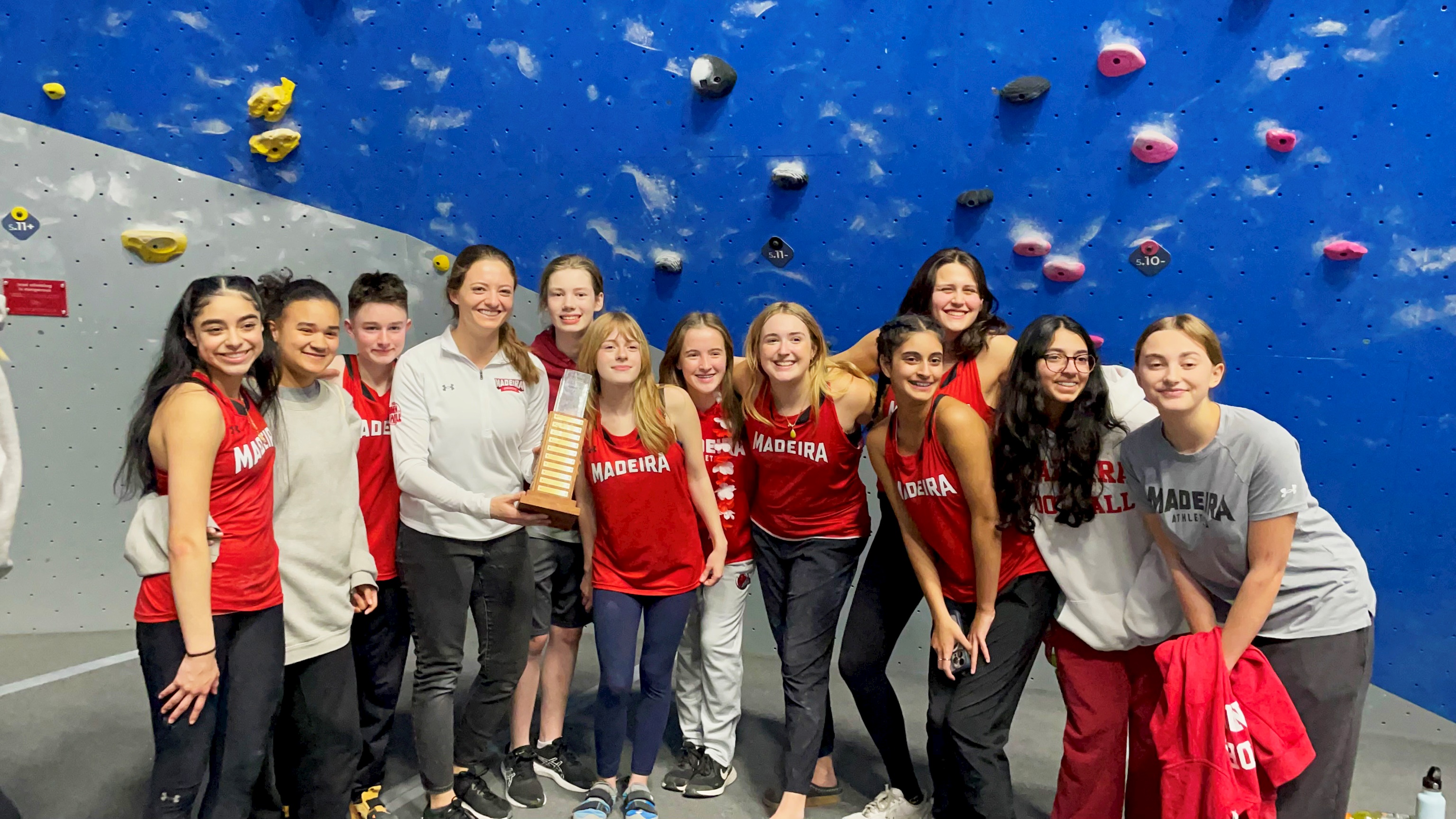 Madeira Rock Climbing Wins Championship, Finishes Season Undefeated 